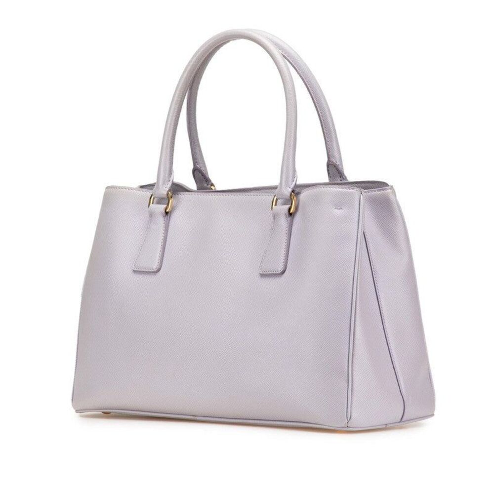 Prada Saffiano Galleria 2way Bag 1BA874 Purple Leather - Picture 2 of 6